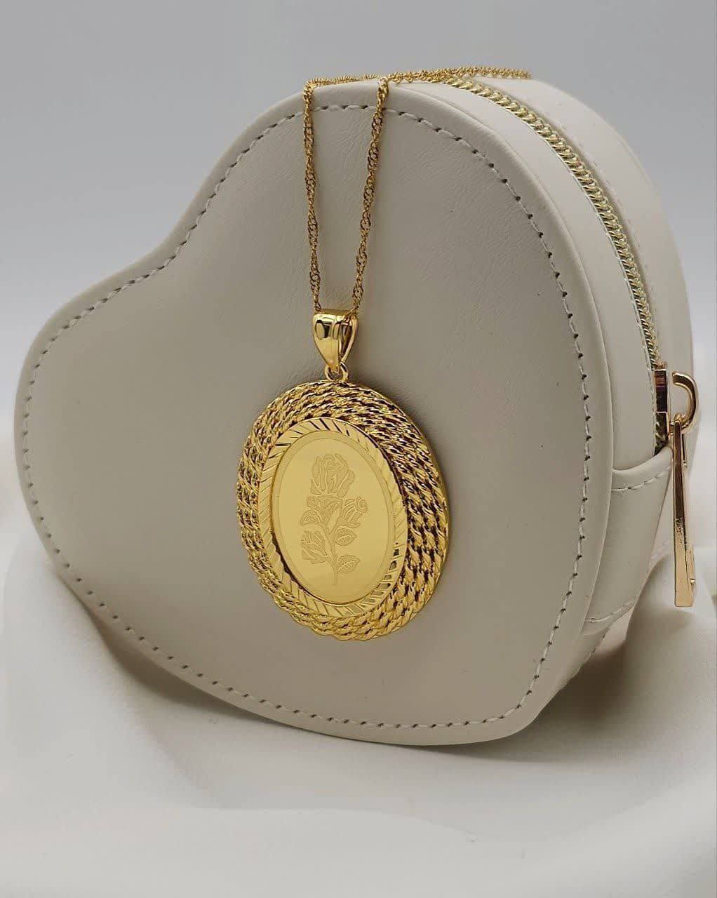 پلاک بدون زنجیر طرح طلا کد 1921 - خرید آنلاین از گالری آداس